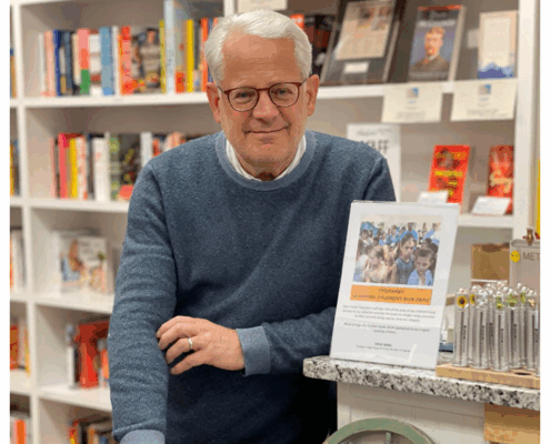 Rep Steve Israel in Bookstore